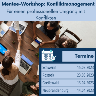 Menteeworkshop Konfliktmanagement - Für einen professionellen Umgang mit Konflikten